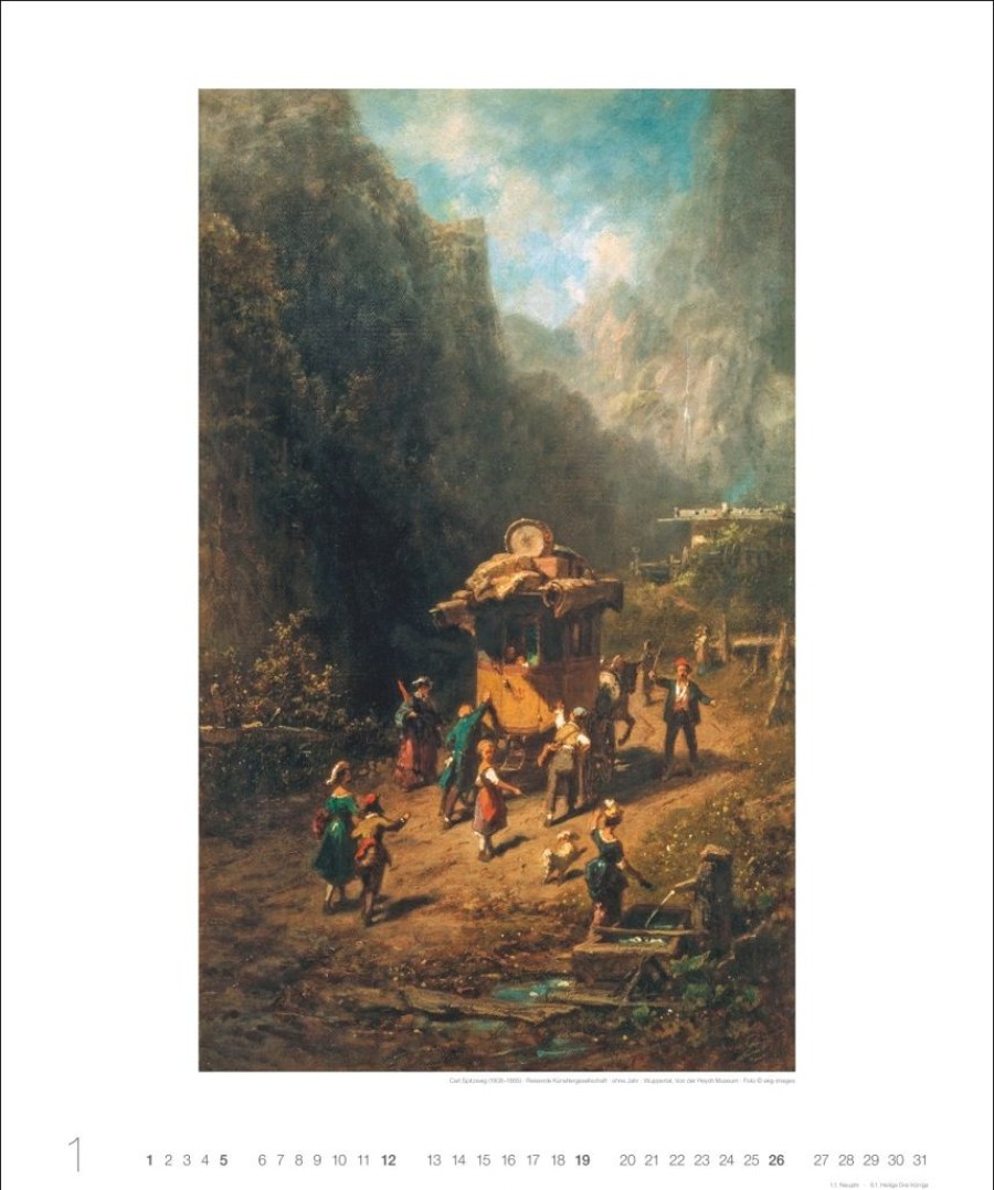 Online Weingarten Carl Spitzweg Edition Kalender 2025