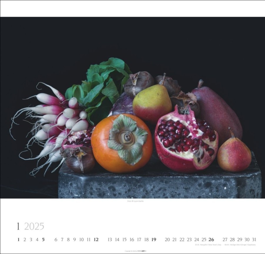 Hot Weingarten Food Stills Lynn Karlin Kalender 2025