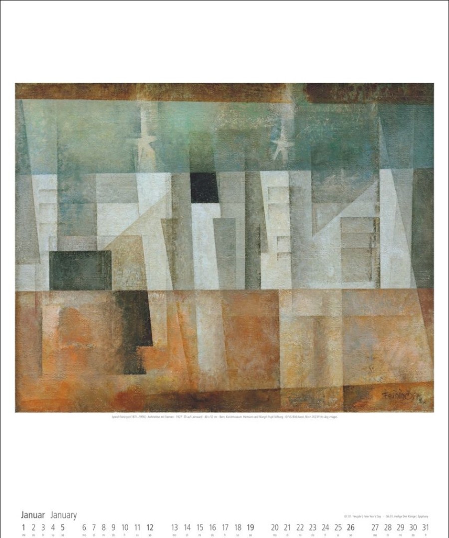 Best Weingarten Lyonel Feininger Kalender 2025