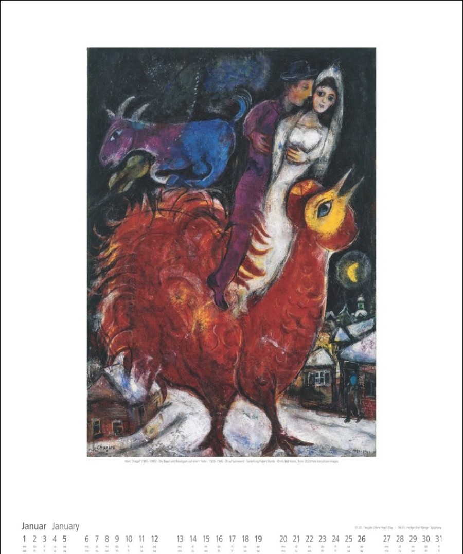 Wholesale Weingarten Marc Chagall Kalender 2025