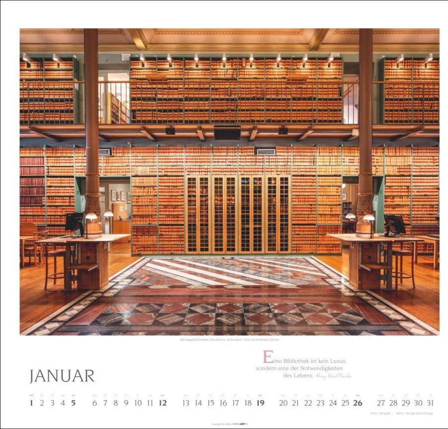 Online Weingarten Welt Der Bibliotheken Kalender 2025