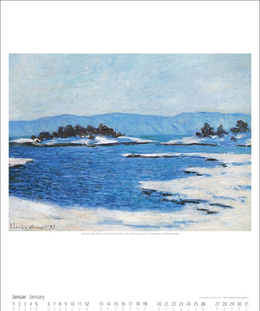 Hot Weingarten Claude Monet Kalender 2025