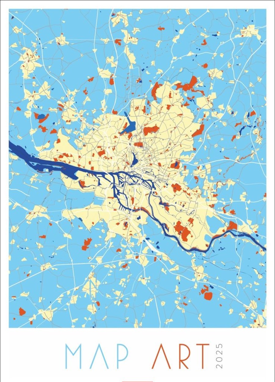 Hot Weingarten Map Art Kalender 2025