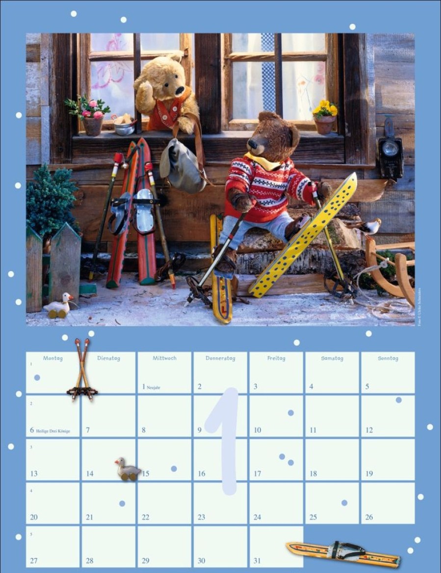 Wholesale Weingarten Teddybaren Kalender 2025