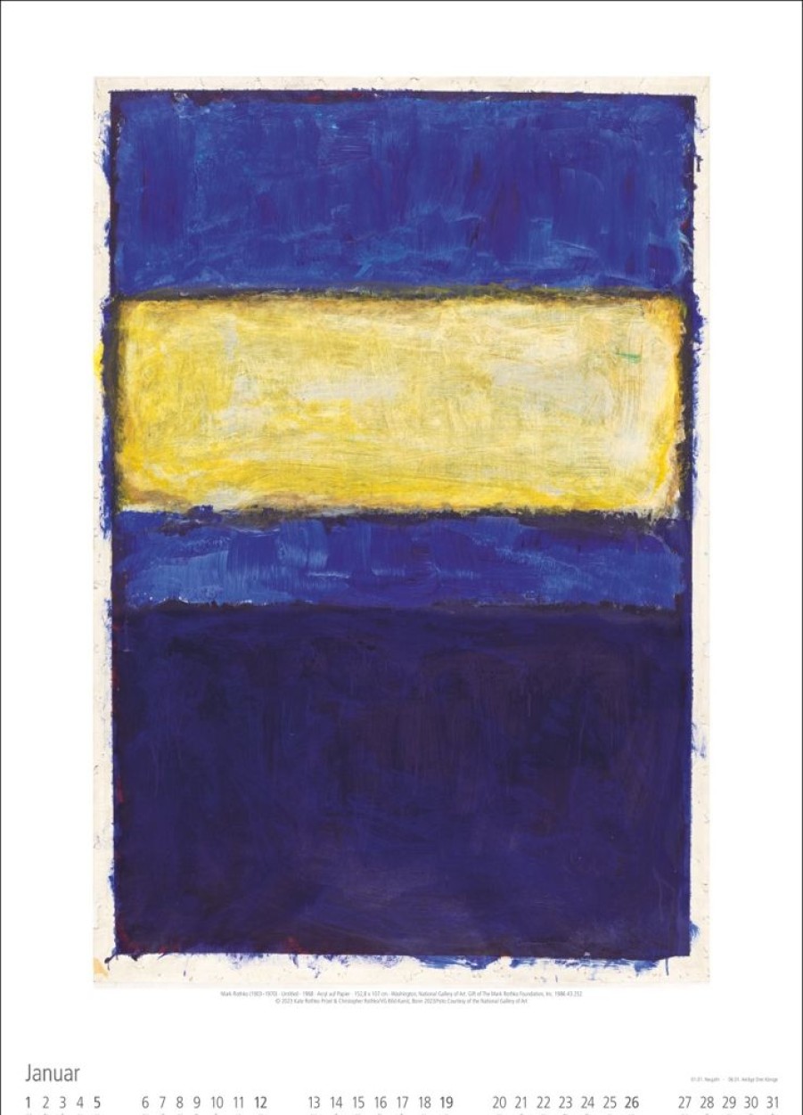 Best Weingarten Mark Rothko Kalender 2025