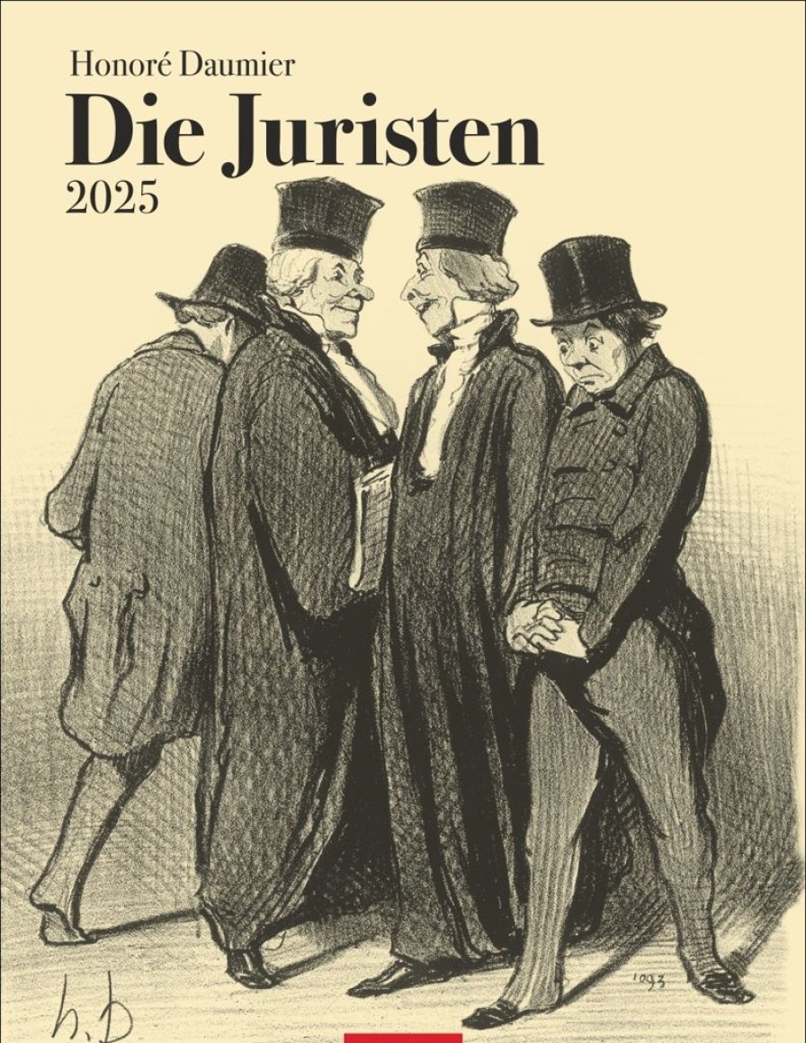 New Weingarten Honore Daumier: Die Juristen Kalender 2025